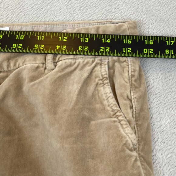 J.Crew Womens Pants Size 6 Low Fit Khaki Velour Flared Leg Classic Casual Retro - Picture 3 of 15